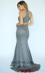 Jolene E20013 Iridescent Wine Back Dress