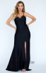 Jolene E20018 Black Front Dress
