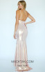 Jolene 20028 Iridescent Rose Gold Back Dress