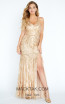 Jolene 20081 Gold Front Dress