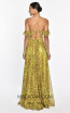 Jordane Yellow Leopard Back Dress