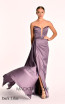 Julia Dark Lilac Satin Dress
