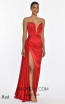 Julia Red Side Dress