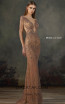 MNM K3720 Bronze Front Evening Dress