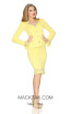 Kourosh 4926 Yellow Front Knit Suit