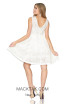 Kourosh Evening 80127 White Back Dress