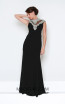 Kourosh Evening E3967 Black Front Dress
