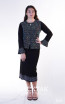 Kourosh KNY Knit KH034 Black Front Dress