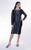 Kourosh KNY Knit KH035 Black Long Sleeve Dress