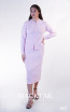 Kourosh KNY Knit KH036 White Front Dress