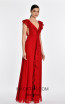 Léonie Red Side Dress