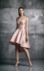 La Mode Toujours Mae Pink Front Evening Dress