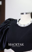 Laetitia Black High Neckline Dress
