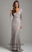 Lara 33275 Silver Nude Front Dress