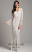Lara 33435 Ivory Front Dress
