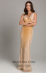 Lara 29860 Gold Front Evening Dress