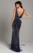 Lara 29860 Navy Back Evening Dress