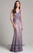 Lara 33231 Dusty Purple Front Dress