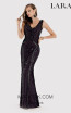 Lara 33552 Black Front Dress