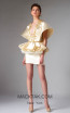 Edward Arsouni FW0271 Champagne Gold Front Dress
