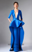 Edward Arsouni FW0285 Blue Front Dress