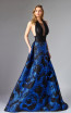 Edward Arsouni FW0288 Black Blue Front Dress