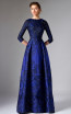 Edward Arsouni FW0289 Blue Front Dress
