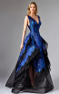 Edward Arsouni FW0290 Black Blue Front Dress