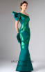 Edward Arsouni FW0308 Green Front Dress