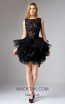  Edward Arsouni FW0318 Black Front Dress