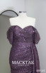 Lilou Dark Lilac Short Sleeve Dress