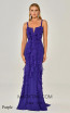 Lorraine Purple Front Dress