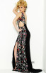 Lush by Jasz Couture 1502 Black Multi Back Prom Dress
