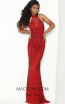 Lush by Jasz Couture 1506 Dark Red Front Prom Dress
