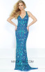 Lush by Jasz Couture 1514 Turquoise Front Prom Dress