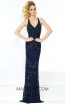Lush by Jasz Couture 1518 Navy Front Prom Dress