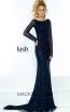 Lush by Jasz Couture 1534 Navy Front Prom Dress