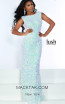 Lush by Jasz Couture 1552 Ice Blue Front Prom Dress