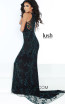 Lush by Jasz Couture 1572 Black Multi Back Prom Dress
