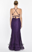 Lydie Purple Back Dress