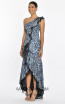 Mélanie Blue Leopard Side Dress