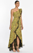 Mélanie Yellow Leopard Side Dress