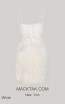Macktack 4004 White Short Dress 