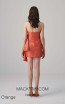 Macktack 4040 Orange Back Dress