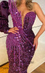 Macktack Purple Gown Dress