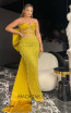 Macktack 889 Yellow Front Dress