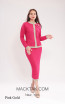 Kourosh KNY Knit KH001 Pink Gold Front Dress