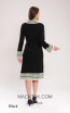 Kourosh KNY Knit KH019 Black Back Dress