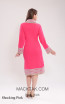 Kourosh KNY Knit KH019 Shocking Pink Back Dress