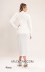 Kourosh KNY Knit KH024 White Back Dress